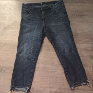 Kut From The Kloth Reese Ankle Straight Leg Jeans Size 10